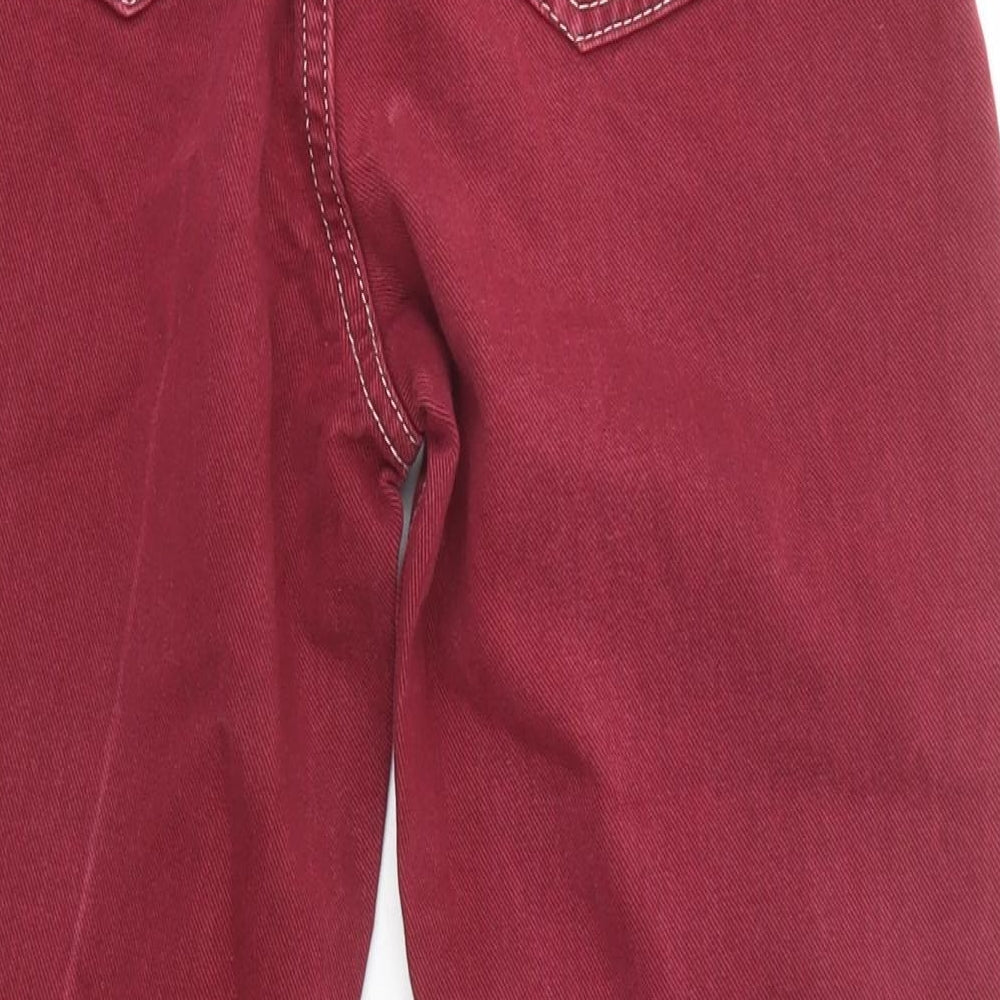 Nasty Gal Womens Purple Cotton Tapered Jeans Size 6 L25 in Regular Button