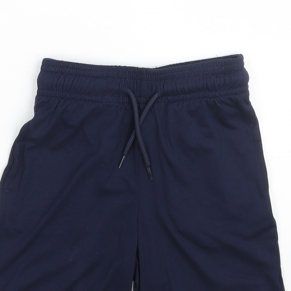 Dunnes Stores Boys Blue Cotton Sweat Shorts Size 5-6 Years Regular