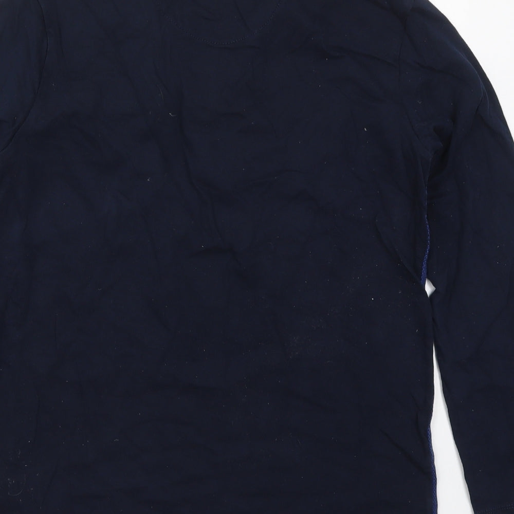 Ted Baker Boys Blue Cotton Basic Polo Size 12-13 Years Collared Pullover