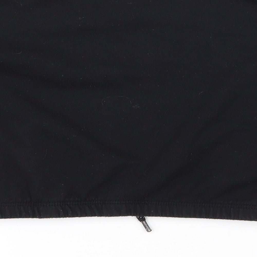 Primark Girls Black Cotton Pullover Sweatshirt Size 8-9 Years Pullover - Cropped, drawstring at waist