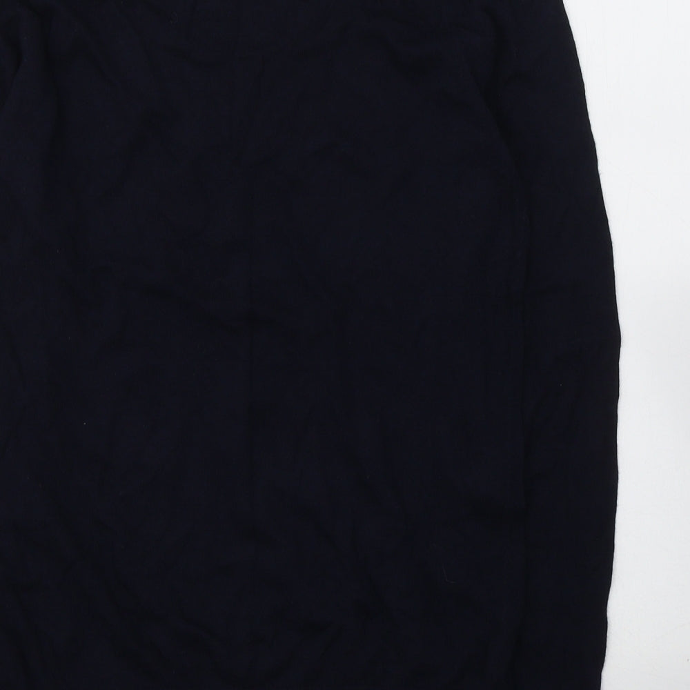 H&M Womens Blue Viscose Jersey T-Shirt Size S Round Neck