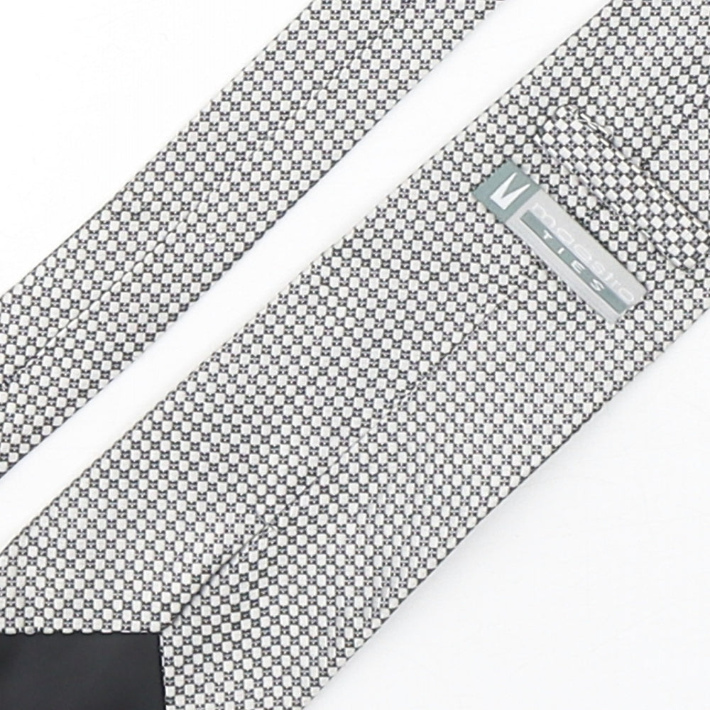 Maestro Ties Mens Multicoloured Geometric Silk Pointed Tie One Size