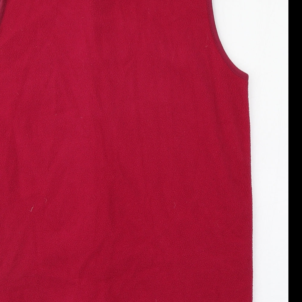 EWM Pure Classics Womens Pink Gilet Coat Size 16 Zip