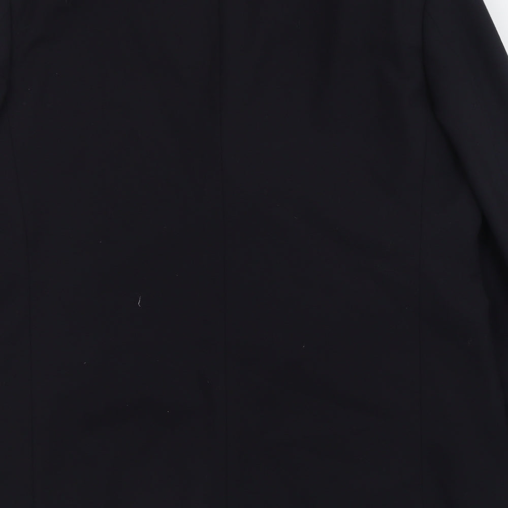 ARMANDO Womens Blue Wool Jacket Suit Jacket Size 46