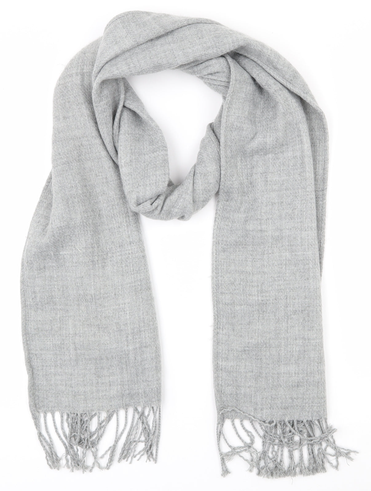Topshop Womens Grey Houndstooth Polyester Scarf