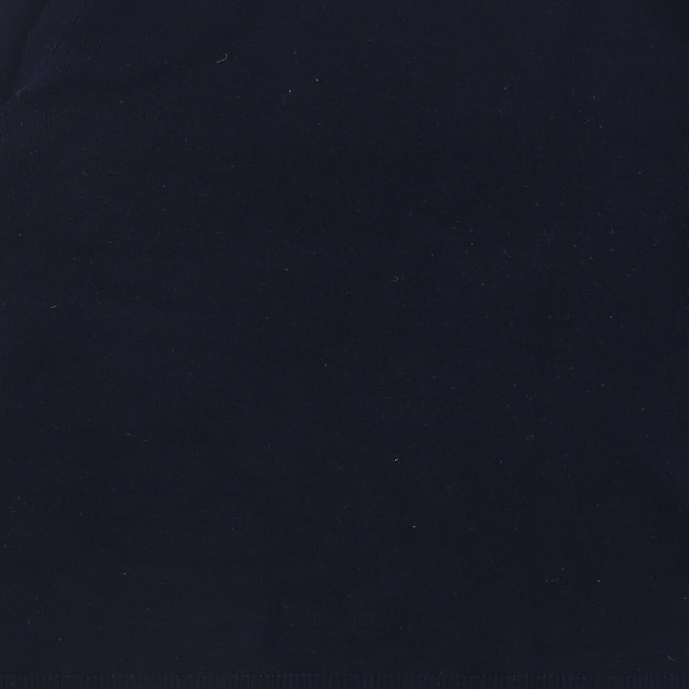 Marks and Spencer Womens Blue Crew Neck Acrylic Pullover Jumper Size 10