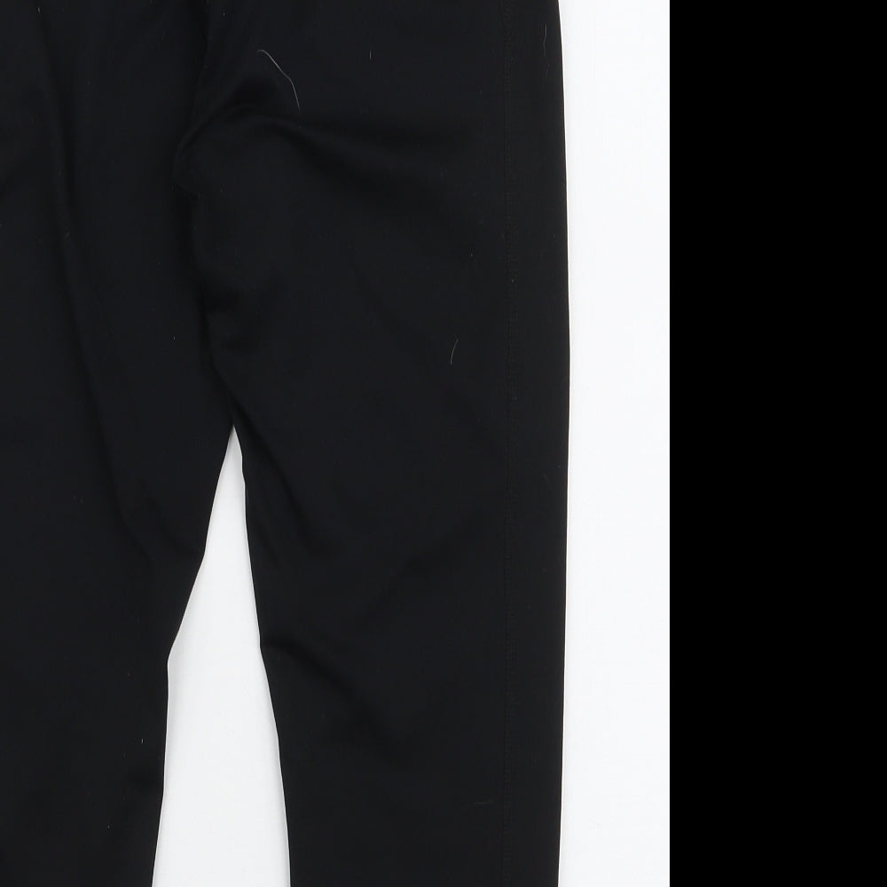Dunnes Stores Womens Black Polyester Capri Leggings Size M L21.5 in Slim Pullover