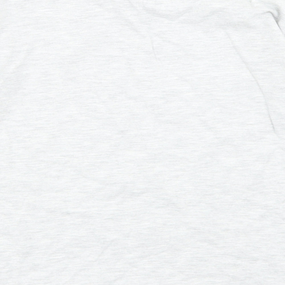 Dunnes Stores Girls Grey Cotton Basic T-Shirt Size 2-3 Years Crew Neck - Cool Runs in the Family