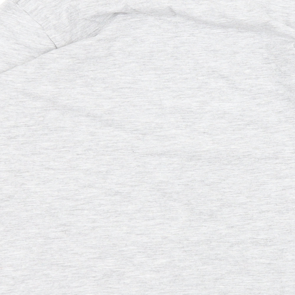 Matalan Boys Grey Cotton Pullover T-Shirt Size 5-6 Years Round Neck Pullover - Big Brother