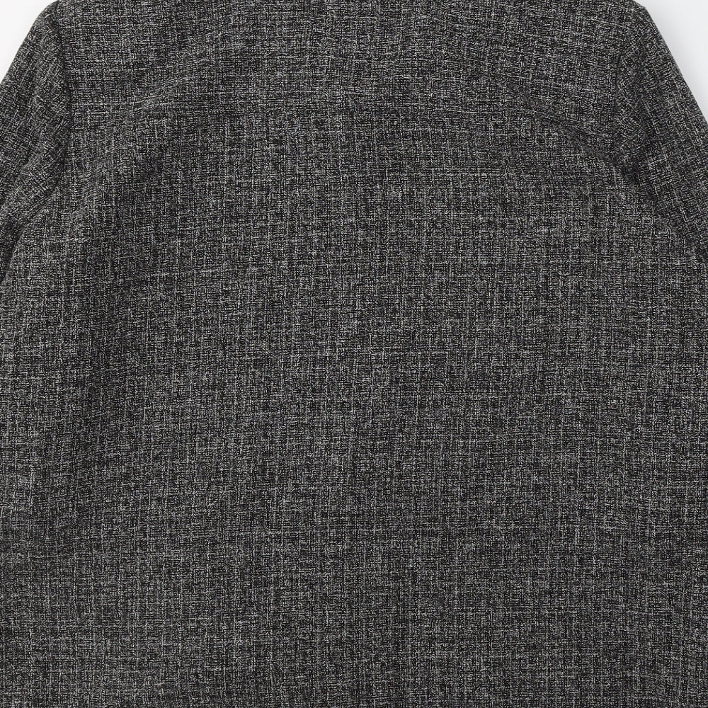 EWM Womens Black Jacket Blazer Size 18 Button