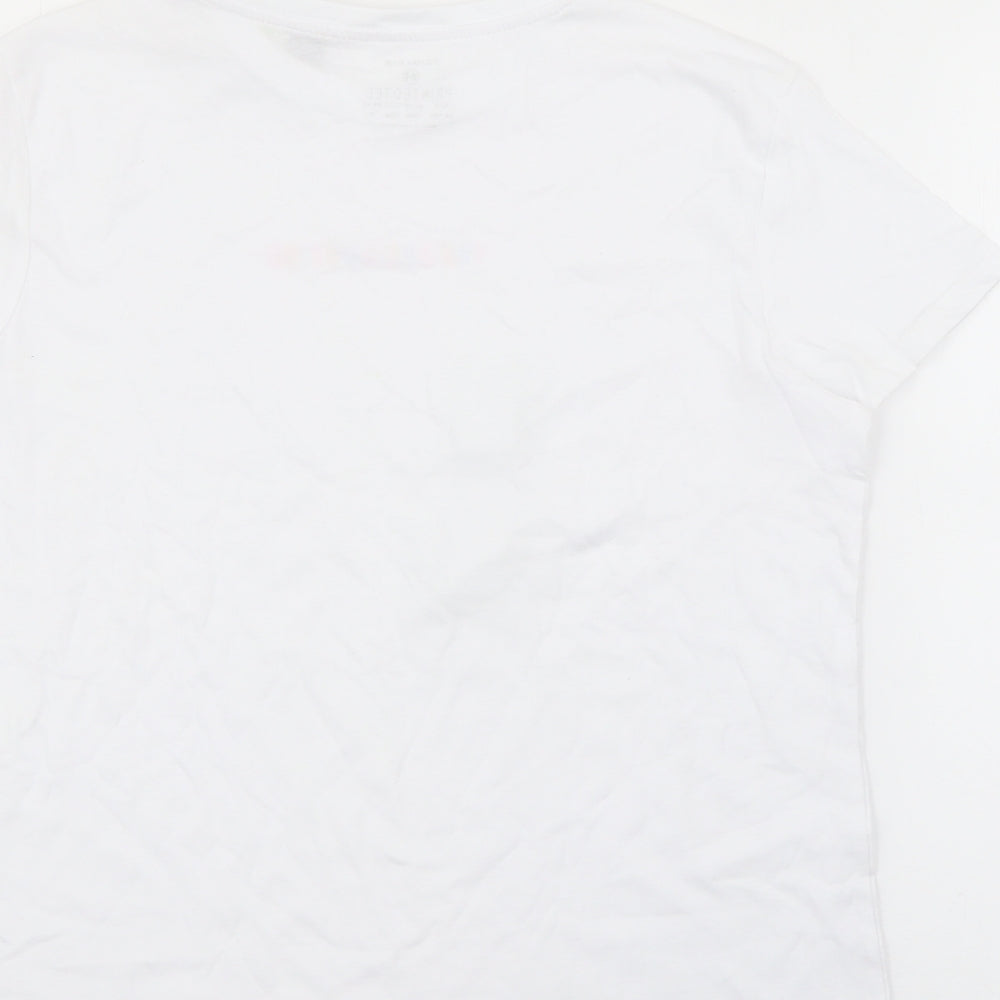 Primark Mens White Cotton T-Shirt Size M Crew Neck - You are amazing