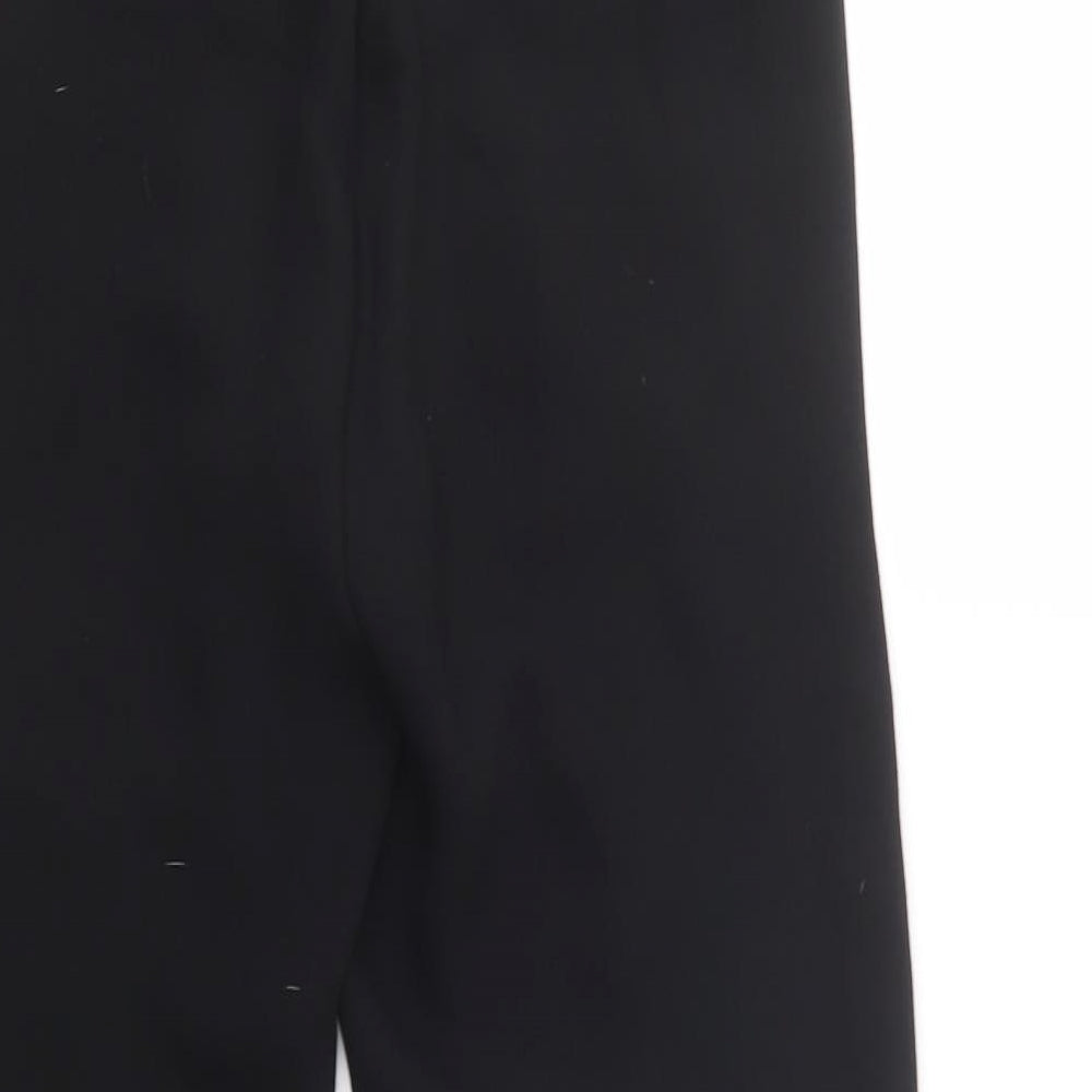 Mango Womens Black Polyester Dress Pants Trousers Size 6 L26 in Regular Tie