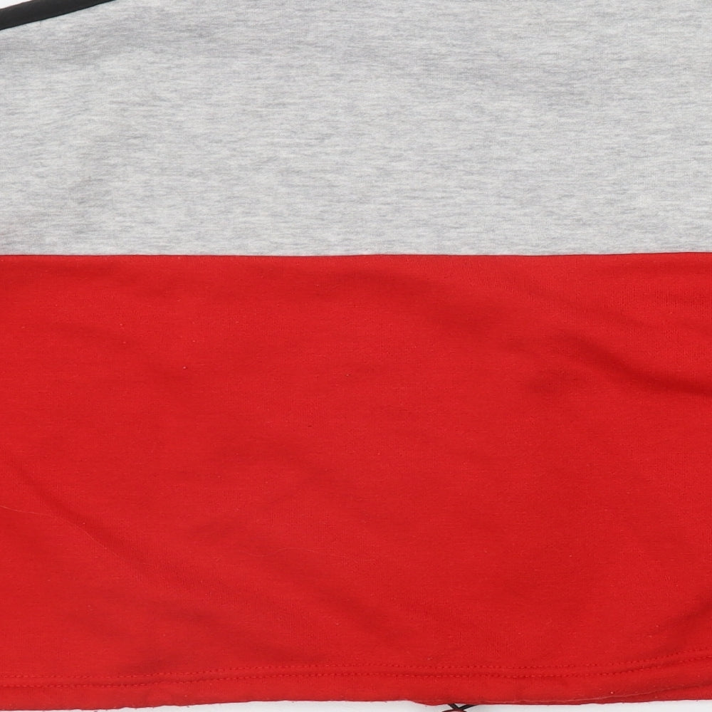Primark Womens Red Polyester Pullover Sweatshirt Size 6 Drawstring - Mickey Mouse