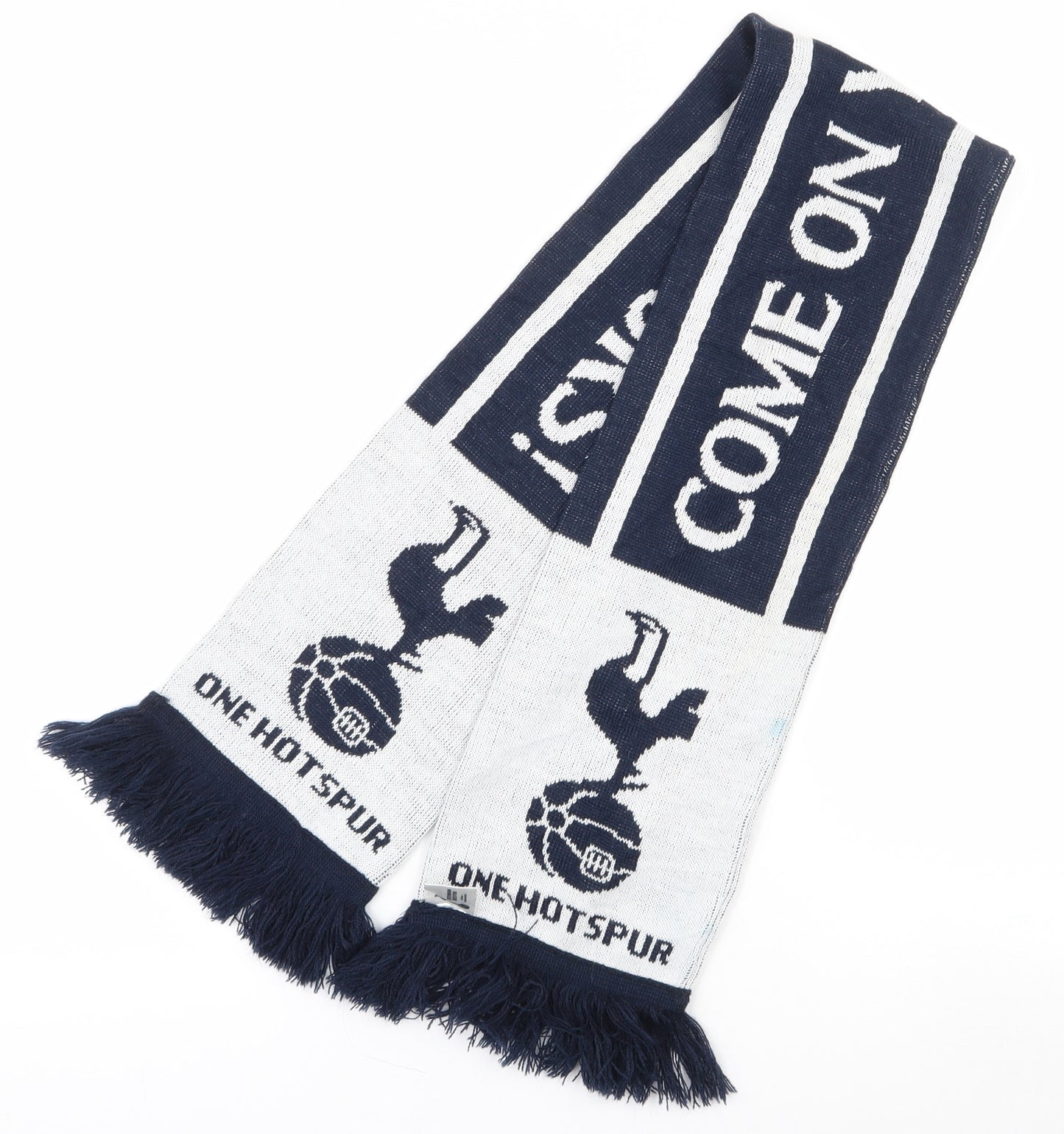 Tottenham Hotspur F.C. Mens Blue Acrylic Scarf One Size - Football scarf