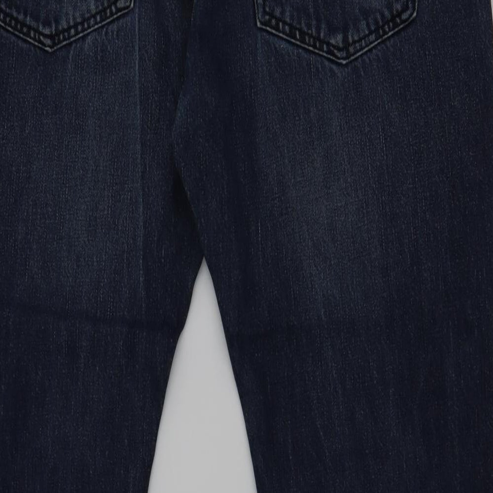 Firetrap Mens Blue Polyester Straight Jeans Size 34 in L31 in Regular Zip