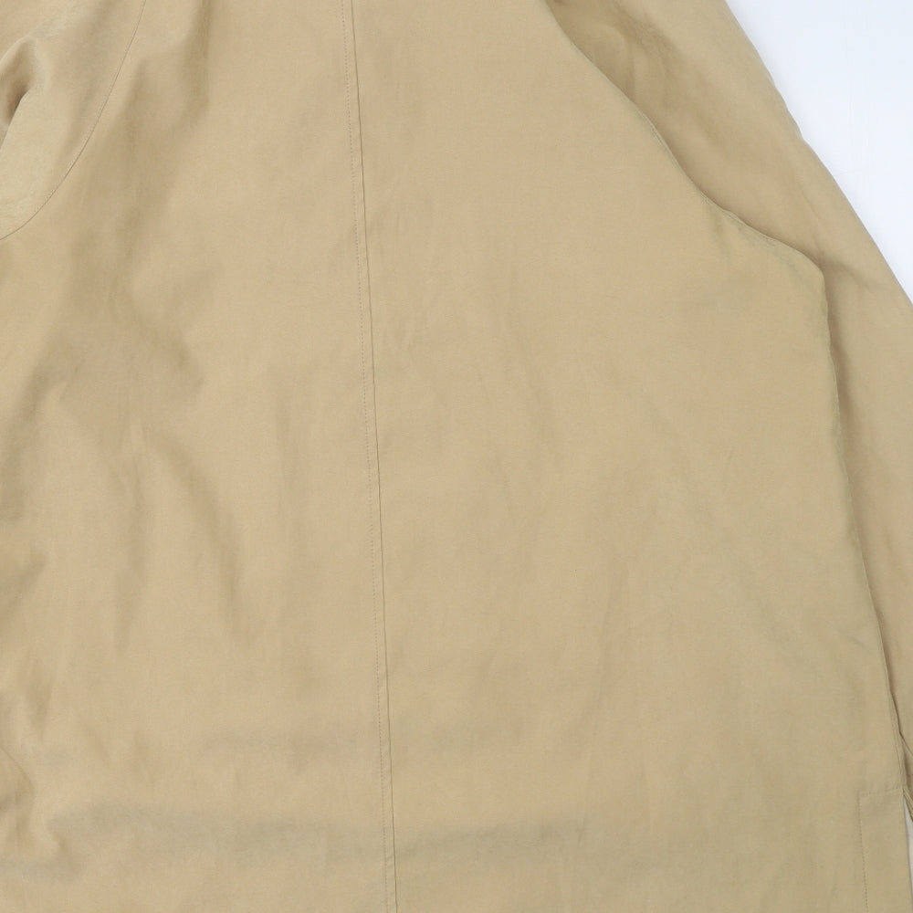 Holmewood Womens Beige Overcoat Coat Size 14 Button