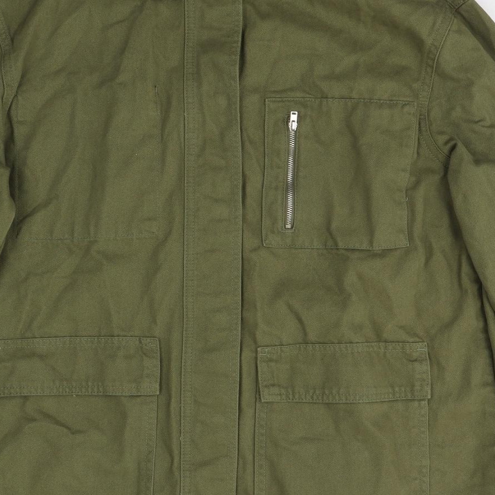 Primark Womens Green Jacket Size 14 Button