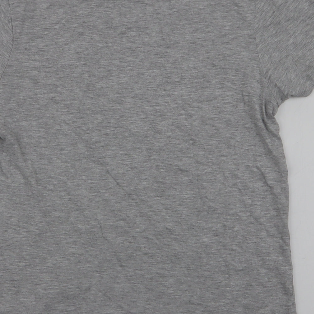 Yo Boys Grey Cotton Jersey T-Shirt Size 12 Years Round Neck Pullover