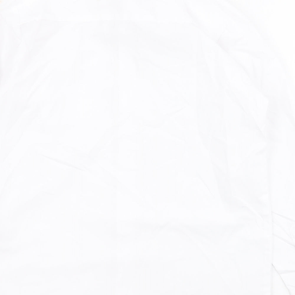 George Boys White Polyester Basic Button-Up Size 10-11 Years Collared Button - School