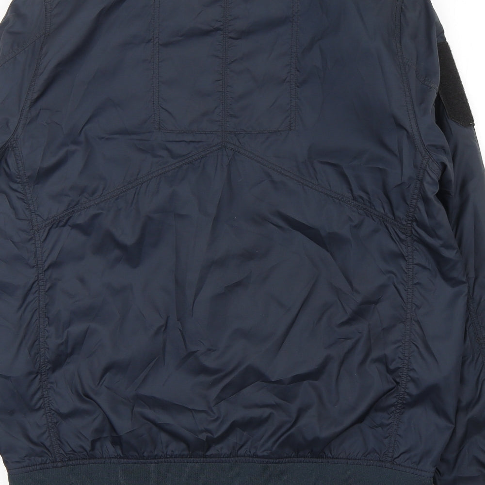 G Star Raw Mens Blue Bomber Jacket Jacket Size L