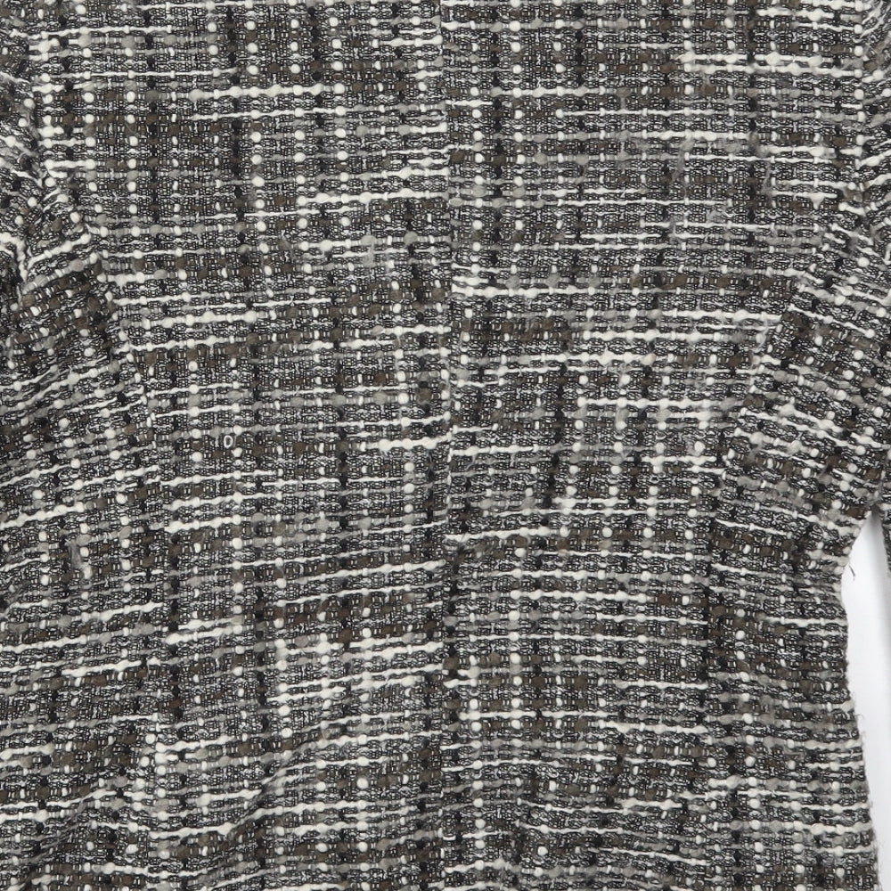 Per Una Womens Grey Jacket Size 8 Button