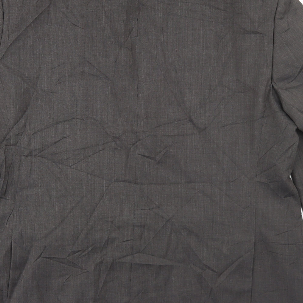Marks and Spencer Mens Brown Wool Jacket Blazer Size 44