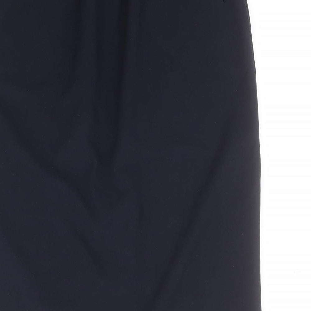 Habella Womens Blue Polyester Straight & Pencil Skirt Size 12