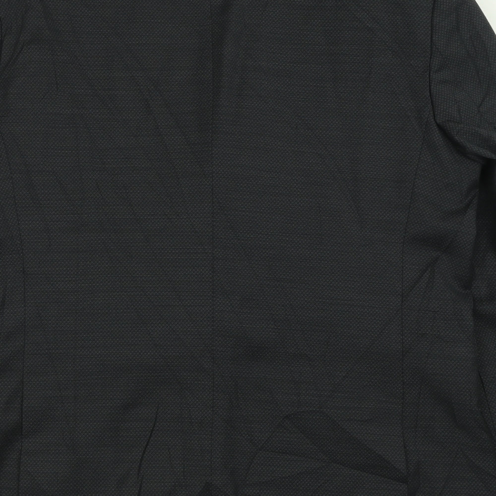 Marks and Spencer Mens Black Polyester Jacket Suit Jacket Size 42