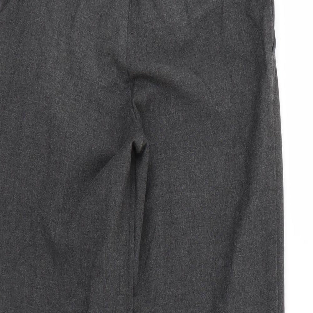 TU Boys Grey Polyester Dress Pants Trousers Size 6 Years Regular