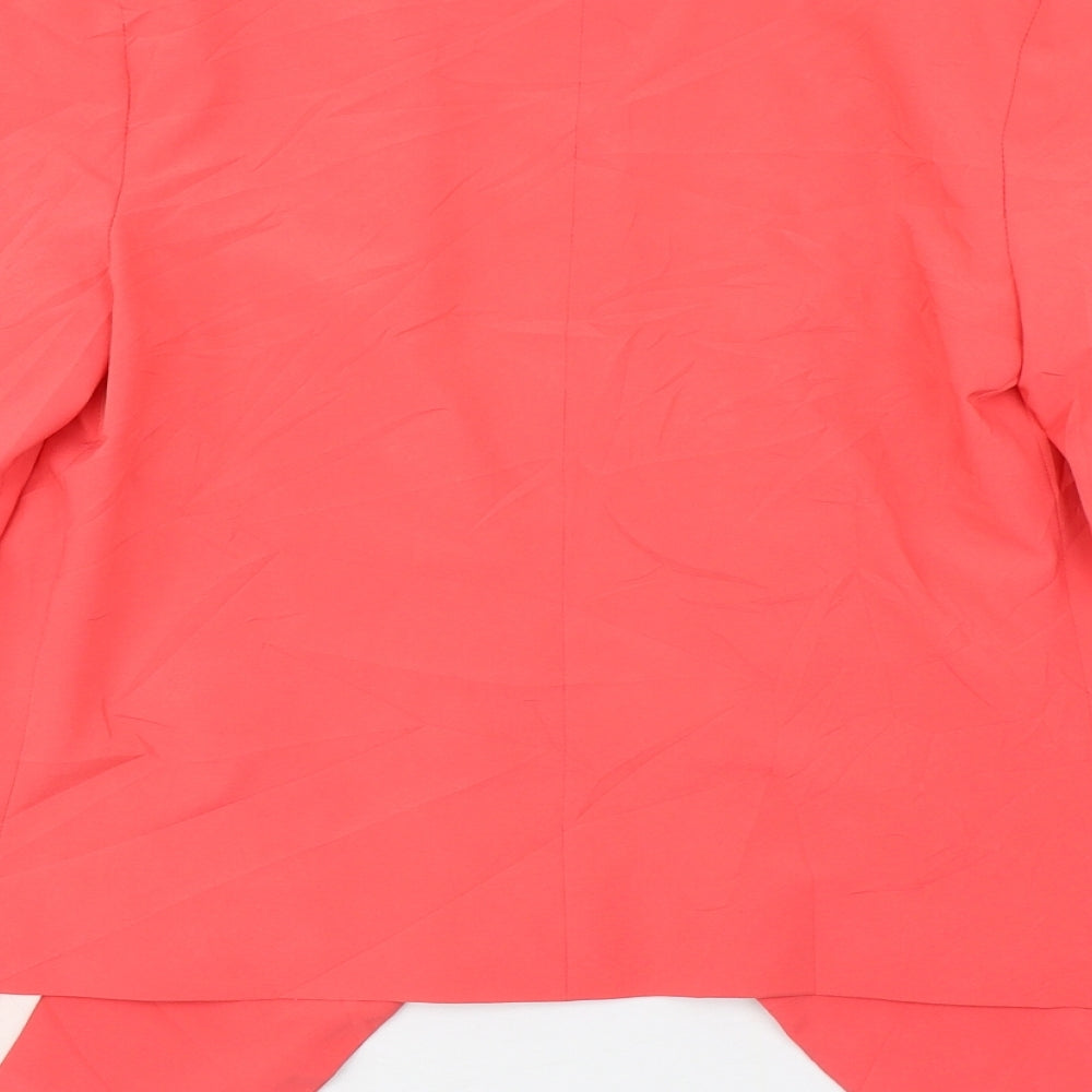 New Look Womens Pink Jacket Blazer Size 10
