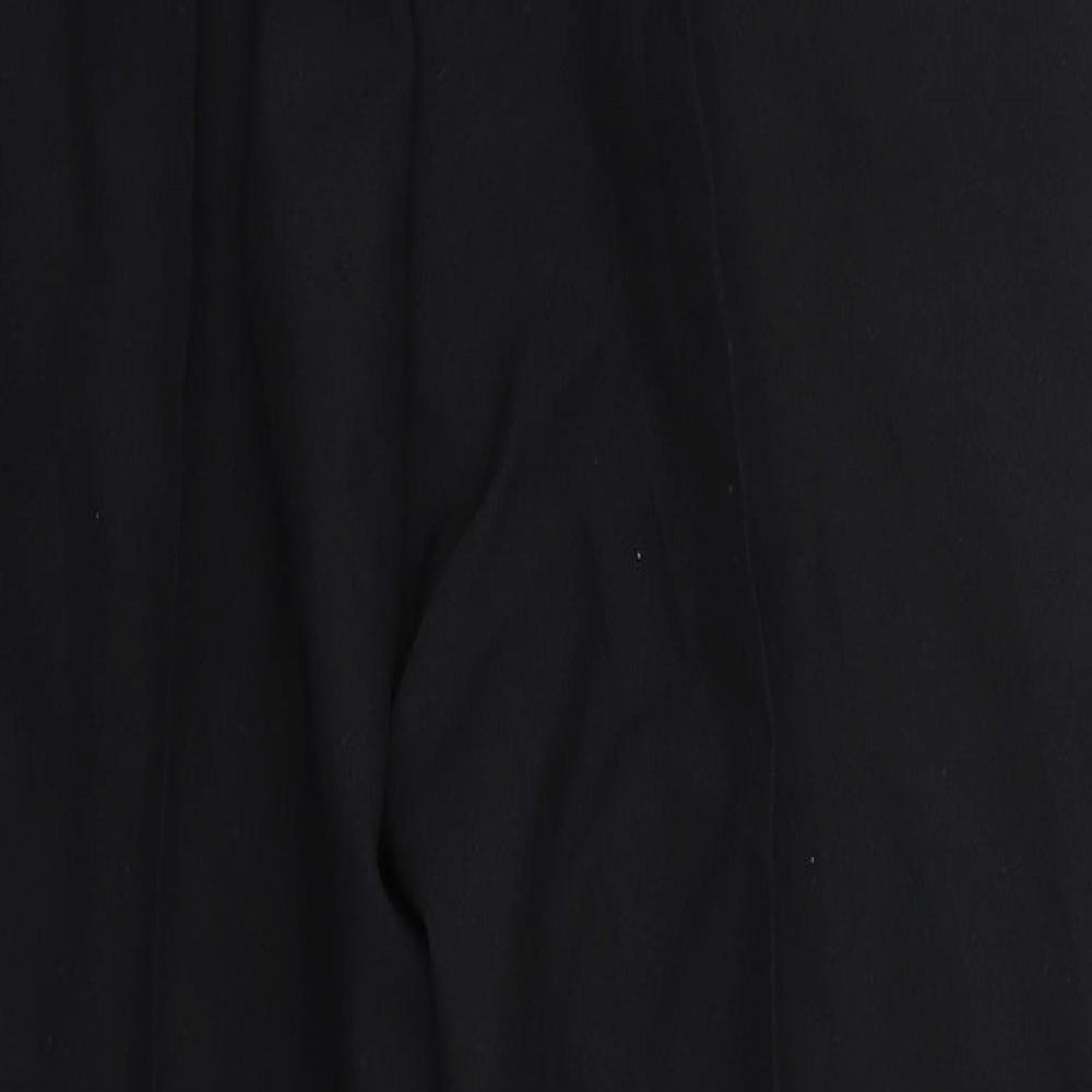 Saira of Manchester Womens Black Polyester Trousers Size 16 L28 in Regular