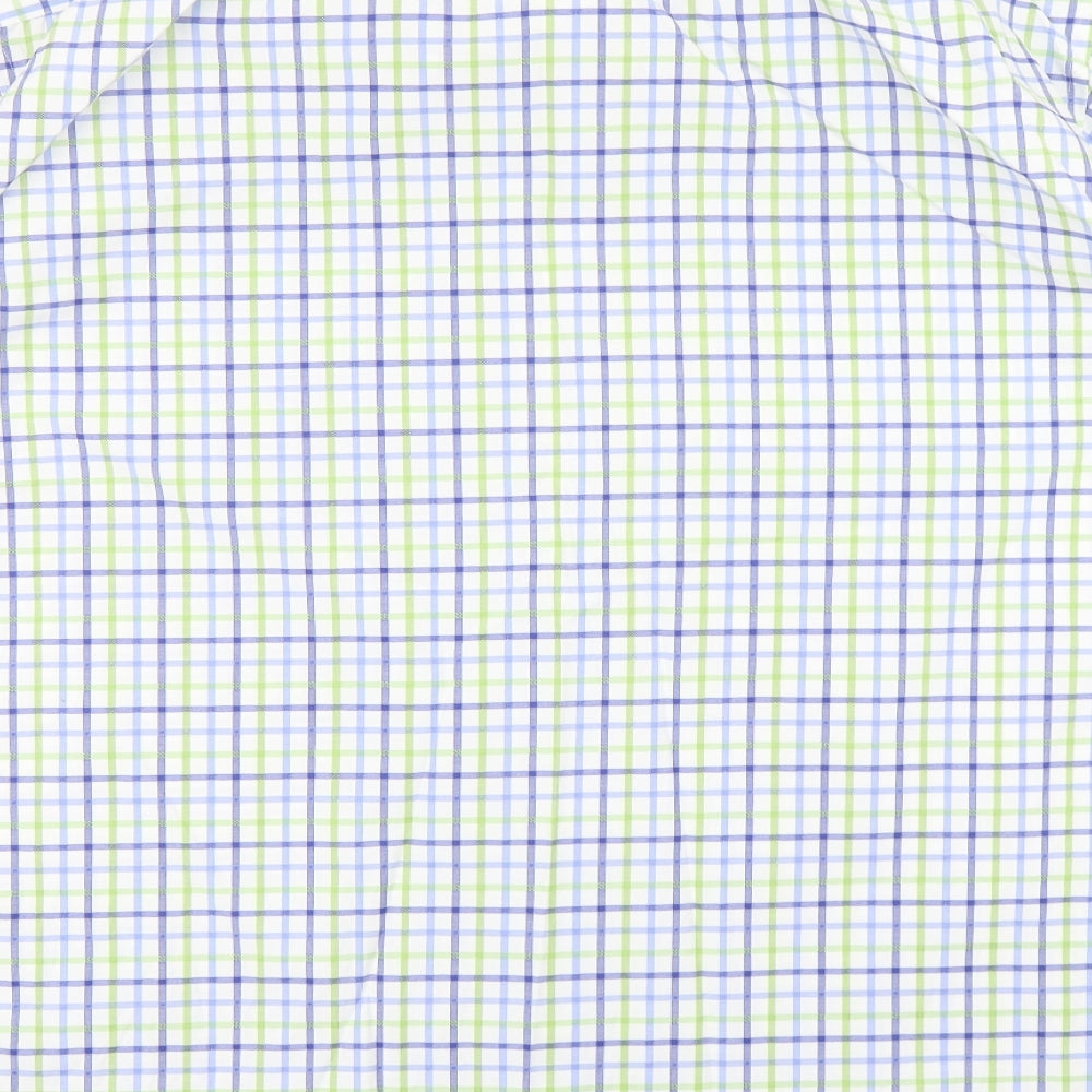 DG's drifter Mens Multicoloured Plaid Cotton Button-Up Size 3XL Collared