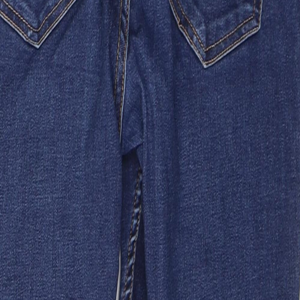 New Look Womens Blue Cotton Jegging Jeans Size 10 L25 in Regular