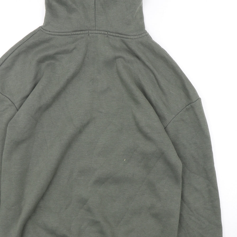 Primark Womens Green Polyester Pullover Hoodie Size 6