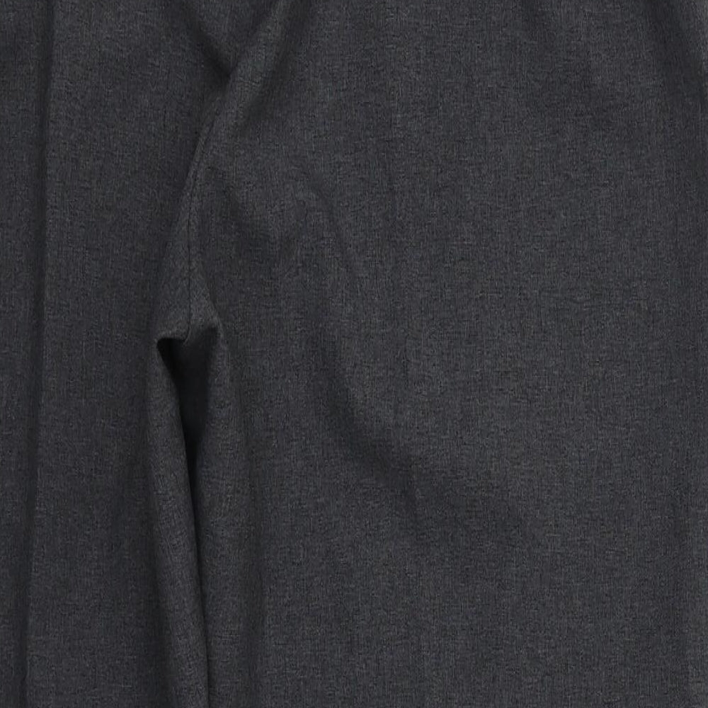 Bonmarché Womens Grey Polyester Trousers Size 16 L25 in Regular