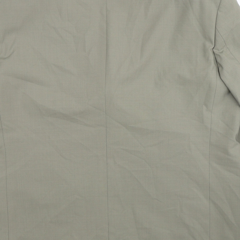 Marks and Spencer Mens Green Polyester Jacket Suit Jacket