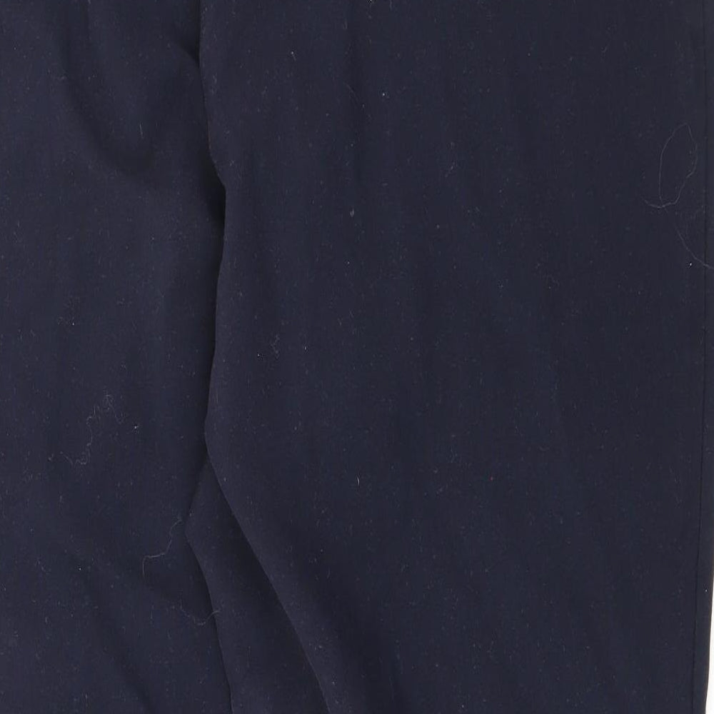 Preworn Womens Blue Polyester Trousers Size 18 L26 in Regular