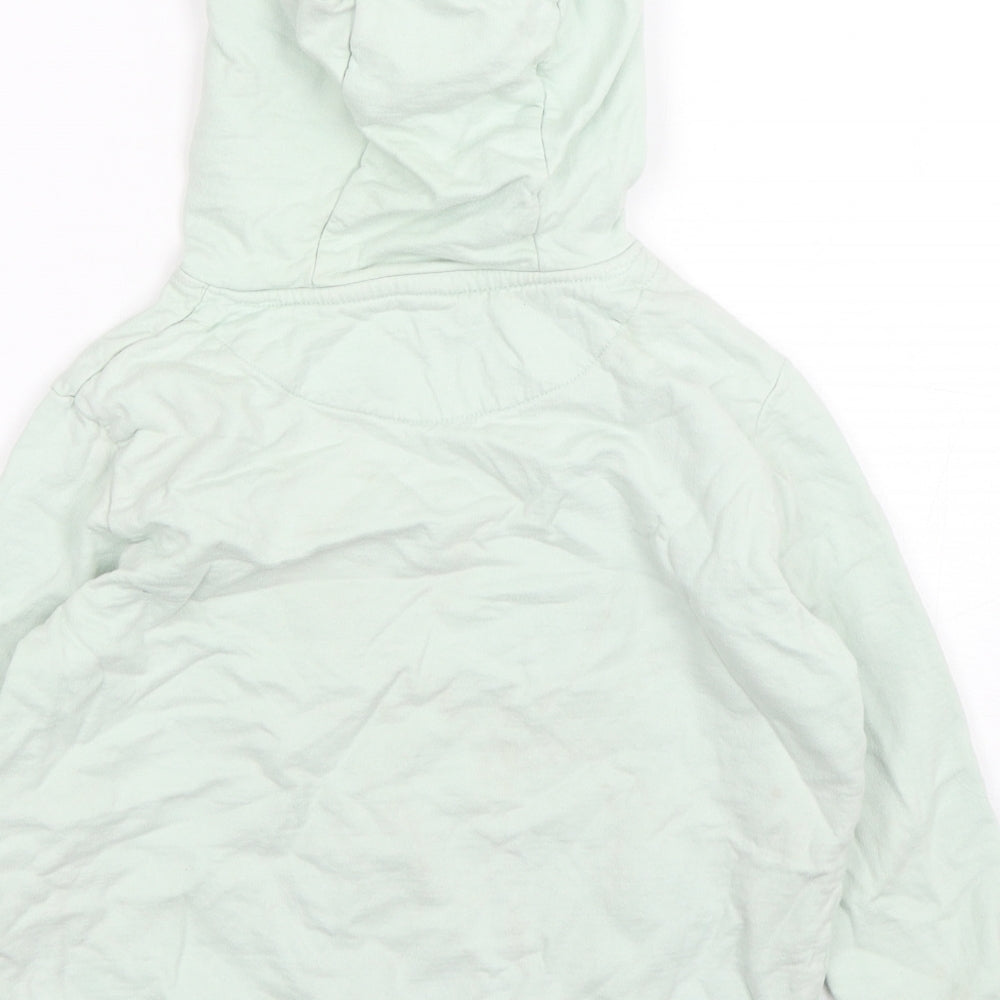 Jeff & Co Girls Green Cotton Pullover Hoodie Size 7-8 Years - Ballerina