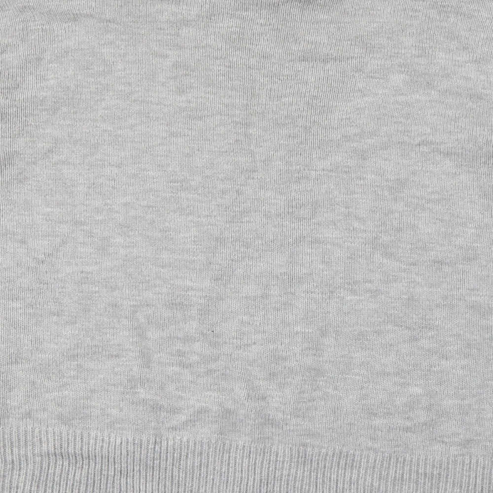 Wallis Womens Grey Roll Neck Acrylic Pullover Jumper Size S