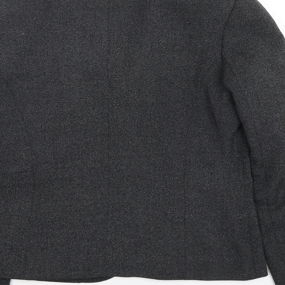 NEXT Womens Grey Polyester Jacket Blazer Size 10