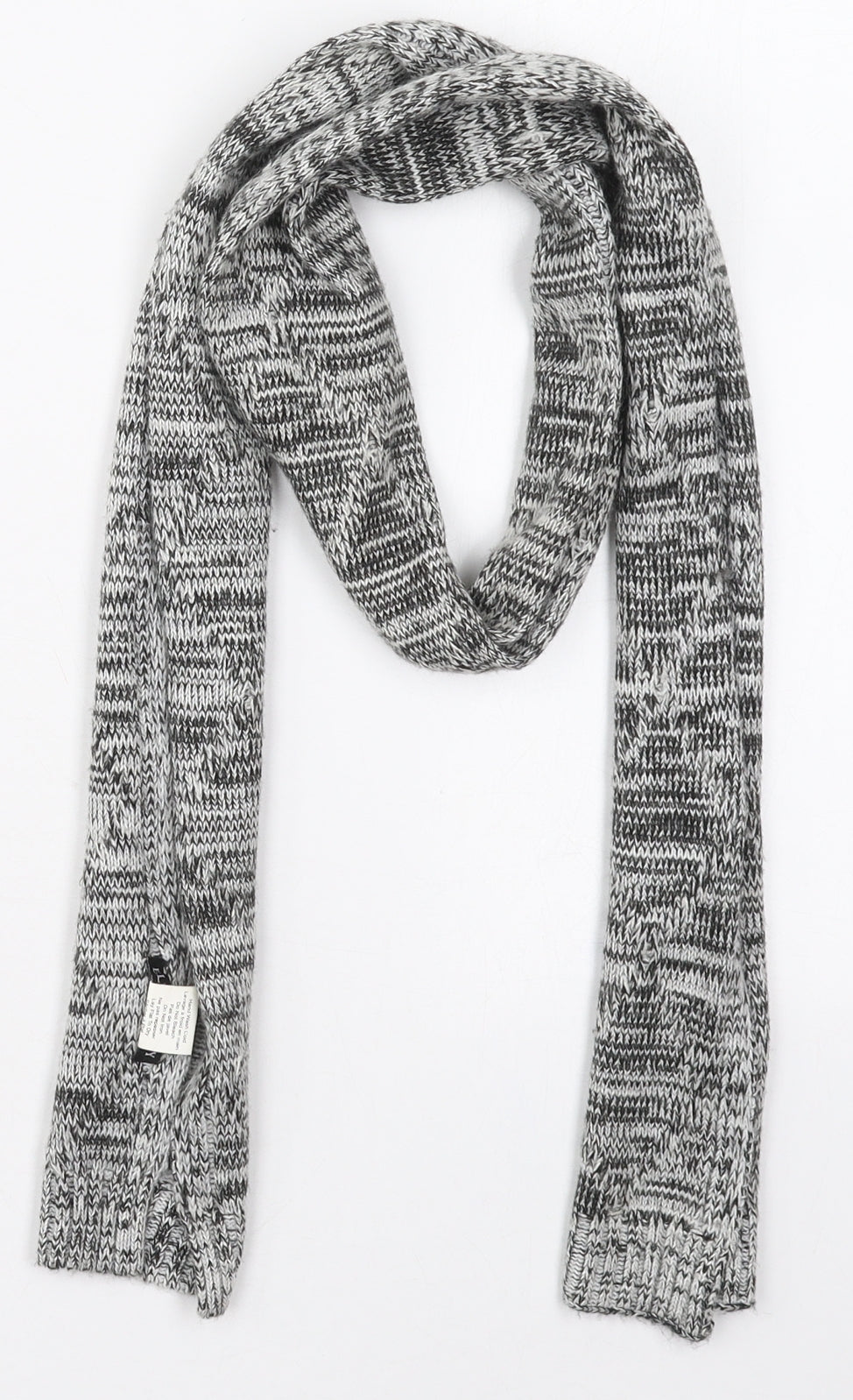 Ellen Tracy Womens Grey Acrylic Scarf