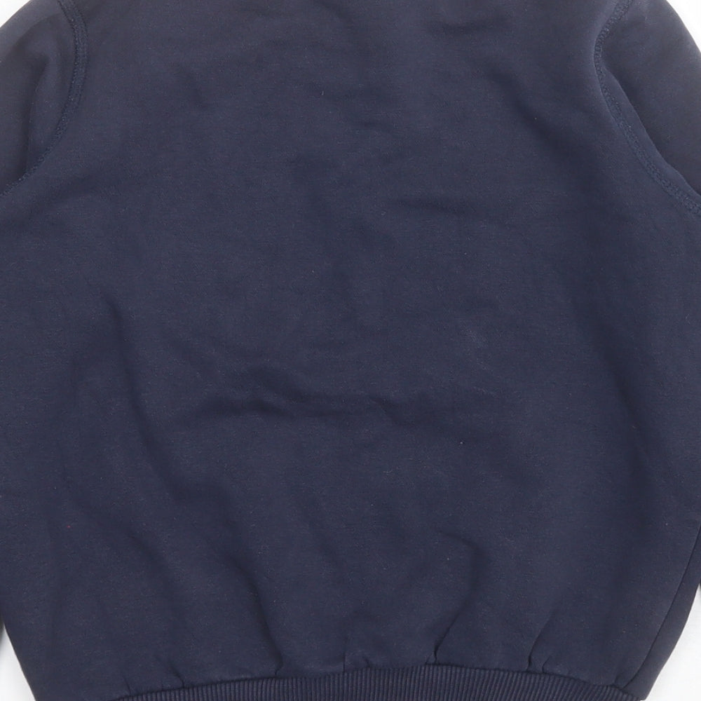 Umbro Boys Blue Polyester Pullover Hoodie Size 7-8 Years Pullover