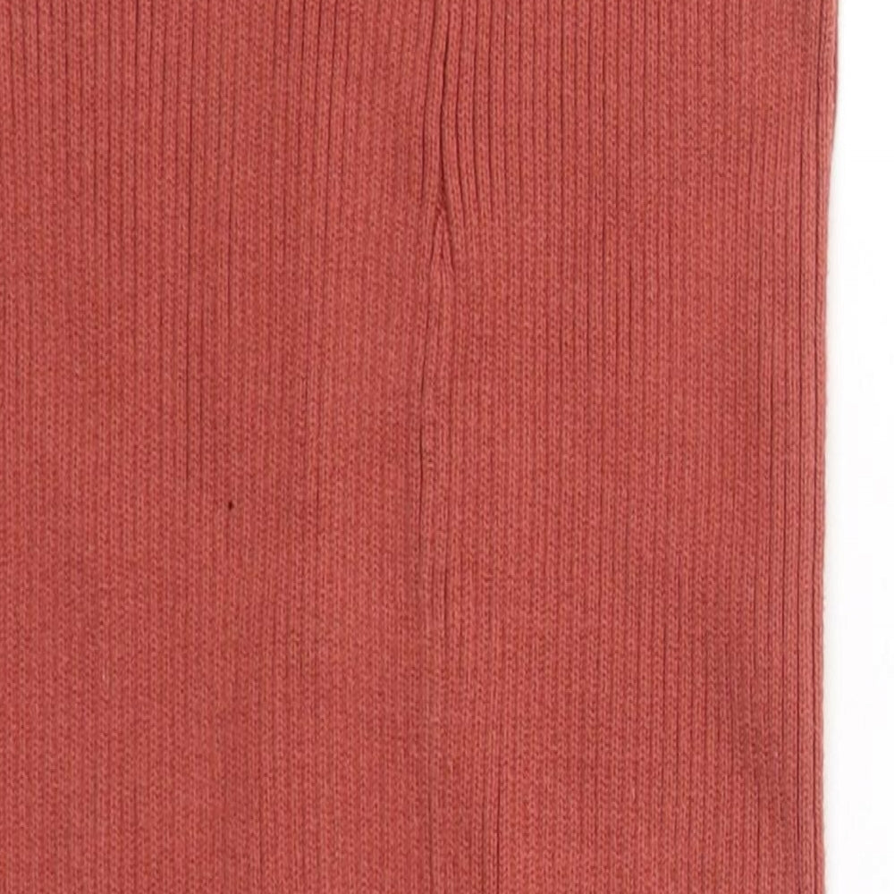 Glamorous Womens Red Cotton A-Line Skirt Size 2XS