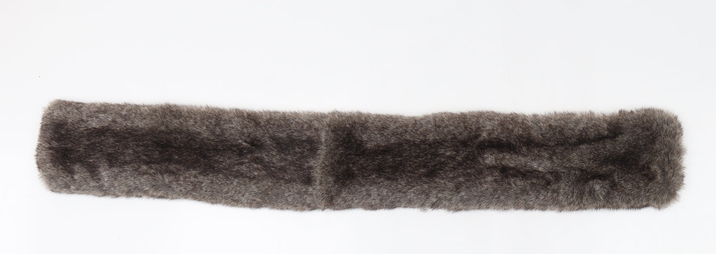 F&F Womens Brown Acrylic Scarf