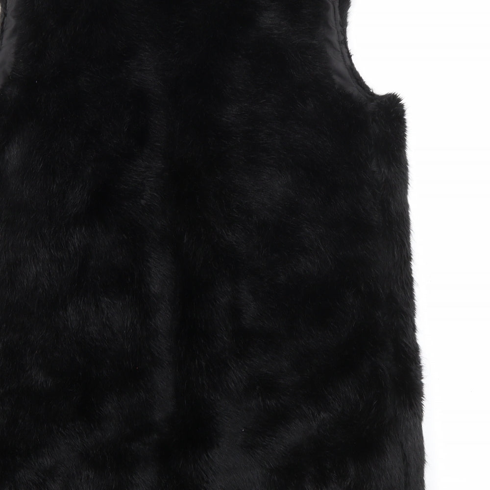 New Look Womens Black Gilet Jacket Size 10