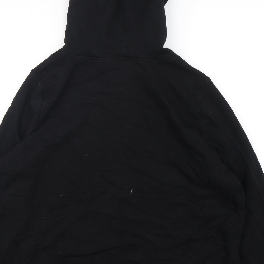 Primark Womens Black Cotton Full Zip Hoodie Size 22