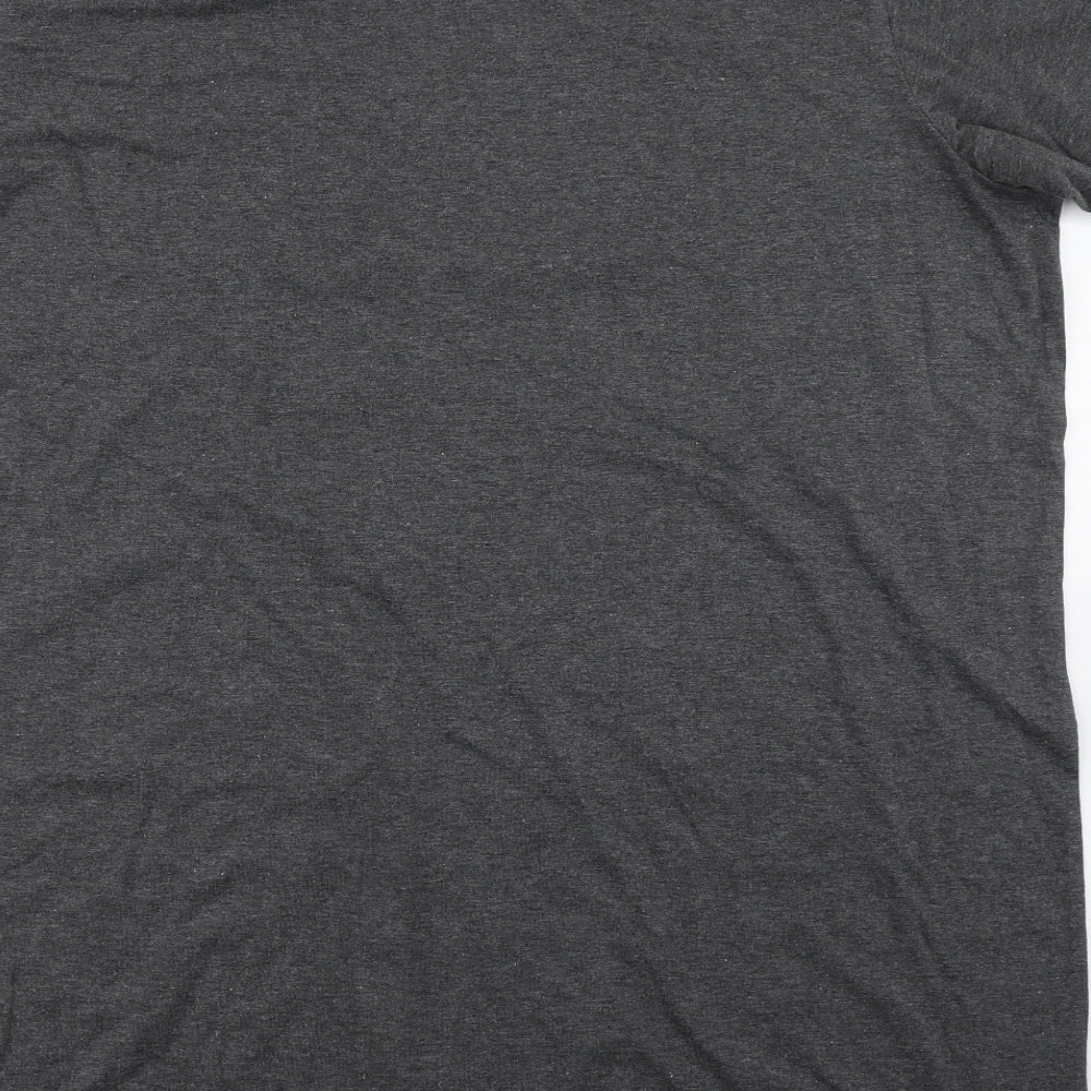 Primark Womens Grey Solid Cotton Top Pyjama Top Size 2XL - The Little Mermaid