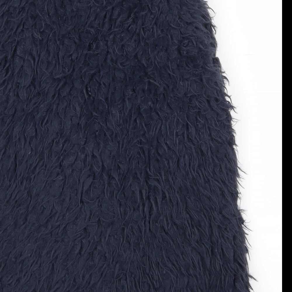 VERO MODA Womens Blue Gilet Waistcoat Size XS Snap