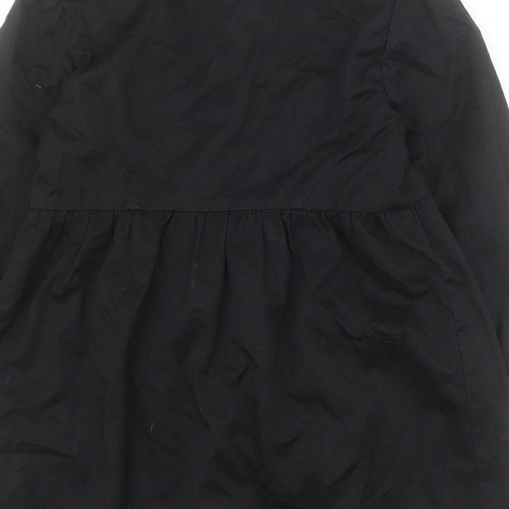 French Connection Womens Black Jacket Size S Button