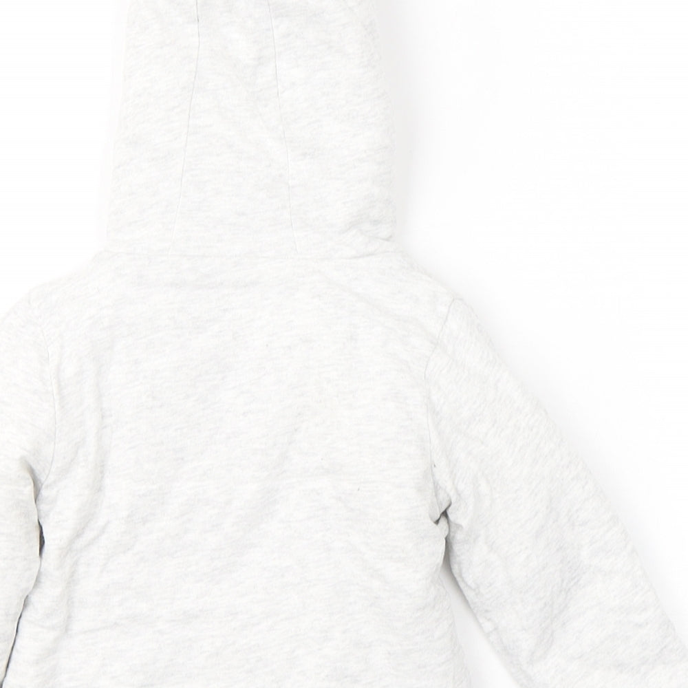 NEXT Baby Grey Basic Coat Coat Size 3-6 Months Tie